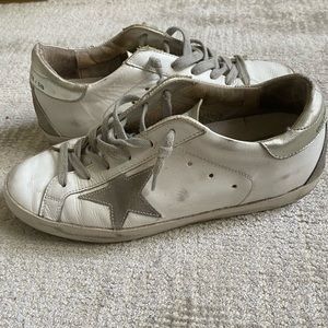 Golden Goose superstar size 37 - white gray silver